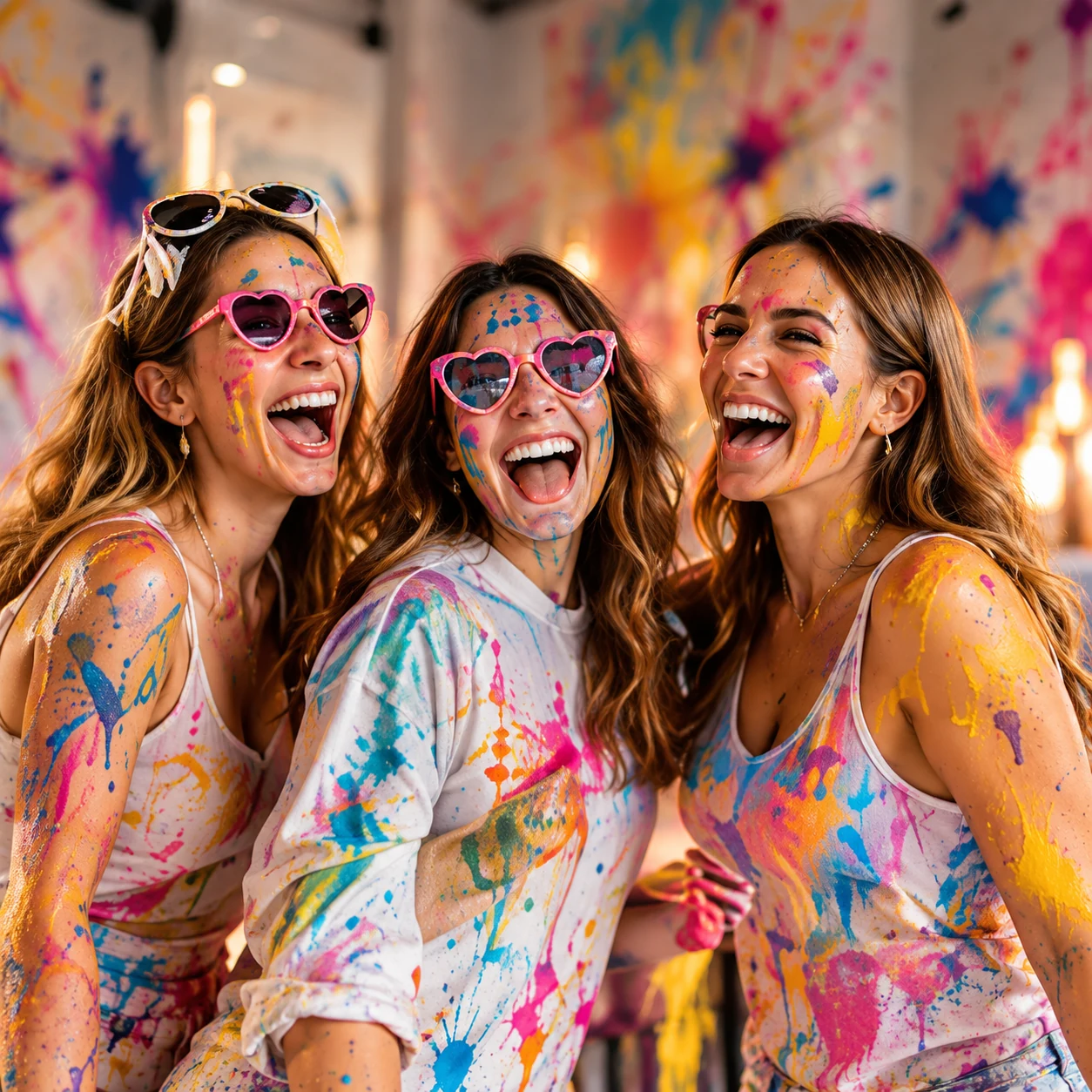 JGA & Geburtstage beim Action Painting